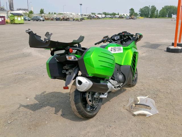 JKBZGNE14FA001212 - 2015 KAWASAKI ZG1400 E GREEN photo 4