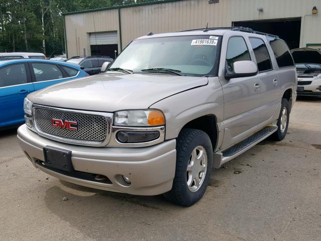 1GKFK66U95J263983 - 2005 GMC YUKON XL D SILVER photo 2