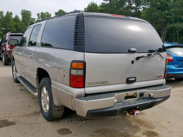 1GKFK66U95J263983 - 2005 GMC YUKON XL D SILVER photo 3