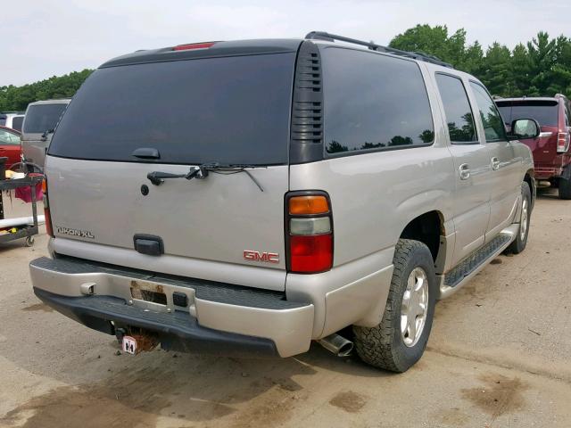 1GKFK66U95J263983 - 2005 GMC YUKON XL D SILVER photo 4