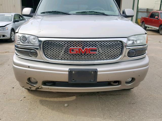 1GKFK66U95J263983 - 2005 GMC YUKON XL D SILVER photo 9