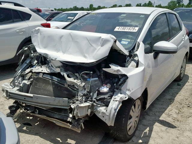 3HGGK5H53FM754071 - 2015 HONDA FIT LX WHITE photo 2