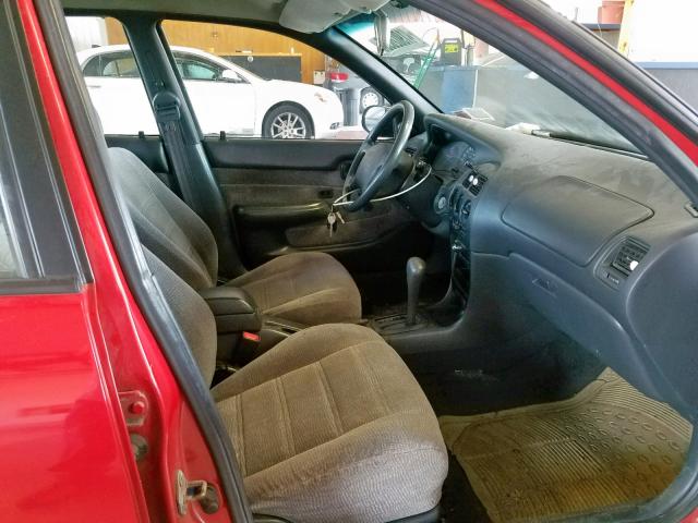 1Y1SK5265SZ082934 - 1995 GEO PRIZM BASE RED photo 5