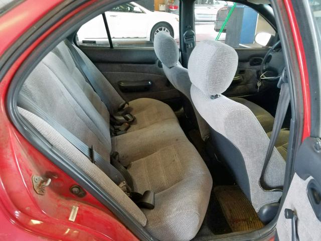 1Y1SK5265SZ082934 - 1995 GEO PRIZM BASE RED photo 6