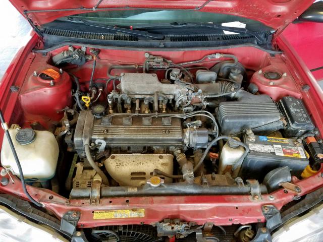 1Y1SK5265SZ082934 - 1995 GEO PRIZM BASE RED photo 7