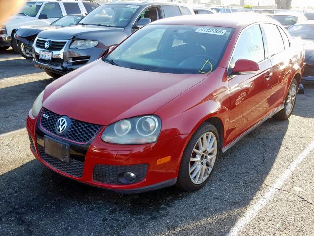 3VWWJ71K36M670919 - 2006 VOLKSWAGEN JETTA GLI RED photo 2