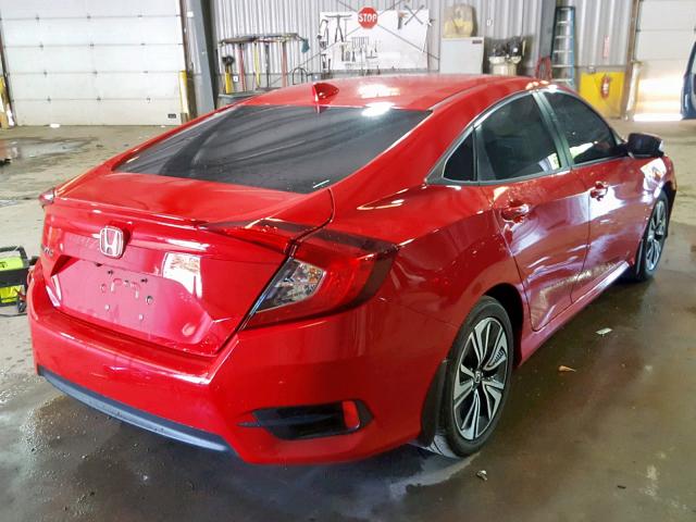 2HGFC1F72HH657788 - 2017 HONDA CIVIC EXL 红色 照片 4