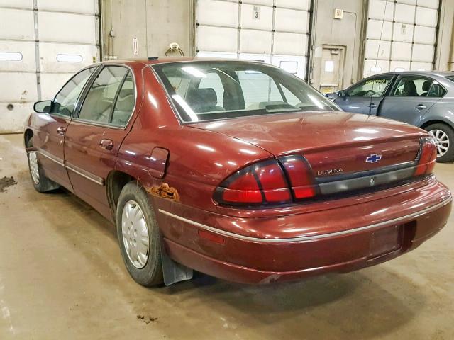 2G1WL52J8Y1174783 - 2000 CHEVROLET LUMINA MAROON photo 3