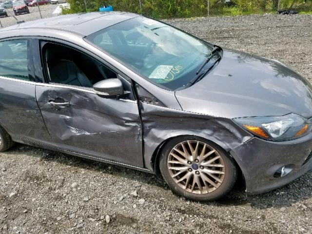 1FADP3N25EL353161 - 2014 FORD FOCUS TITA GRAY photo 9