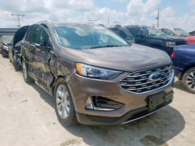 2FMPK3K95KBC00570 - 2019 FORD EDGE TITAN GRAY photo 1