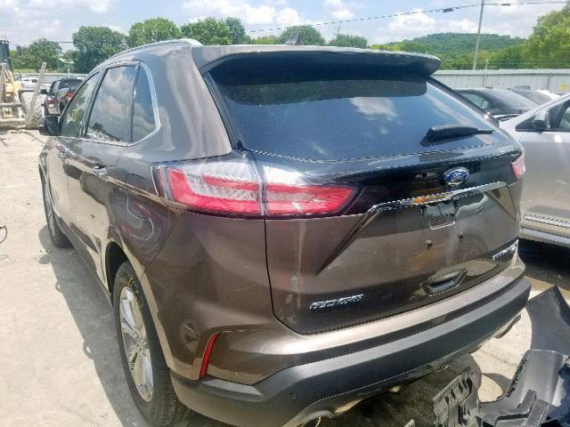 2FMPK3K95KBC00570 - 2019 FORD EDGE TITAN GRAY photo 3