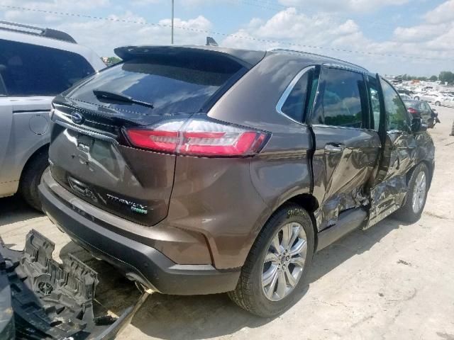 2FMPK3K95KBC00570 - 2019 FORD EDGE TITAN GRAY photo 4