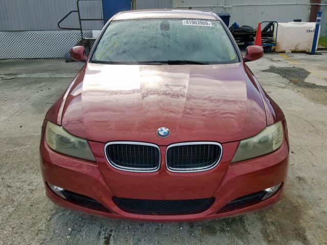 WBAPH7C52BE676184 - 2011 BMW 328 I RED photo 9