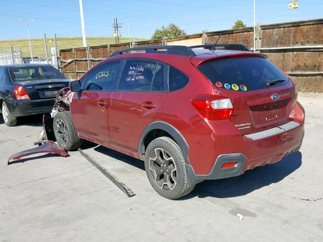 JF2GPAGC5DH850635 - 2013 SUBARU XV CROSSTR RED photo 3