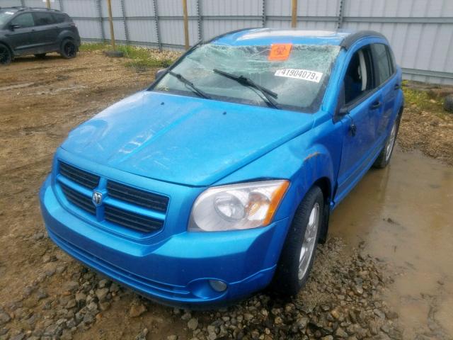 1B3HB48B98D599786 - 2008 DODGE CALIBER SX BLUE photo 2