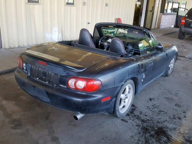 JM1NB353910212532 - 2001 MAZDA MX-5 MIATA BLACK photo 4