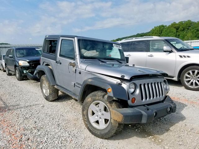 1C4AJWAGXDL631472 - 2013 JEEP WRANGLER S SILVER photo 1