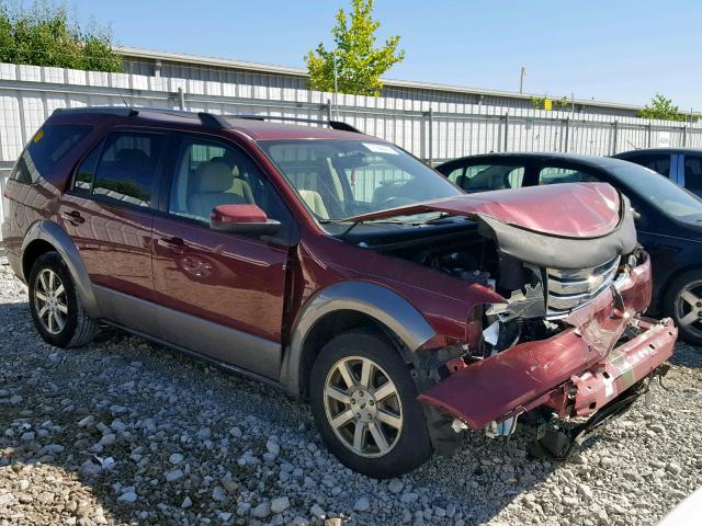 1FMDK02W48GA29948 - 2008 FORD TAURUS X S RED photo 1