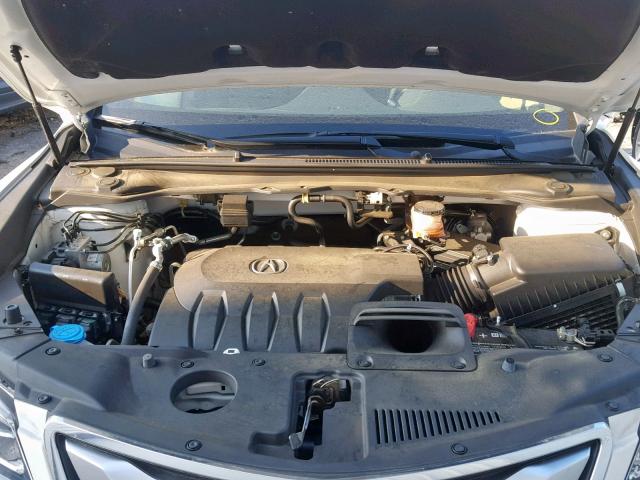 5J8TB3H36JL000366 - 2018 ACURA RDX WHITE photo 7