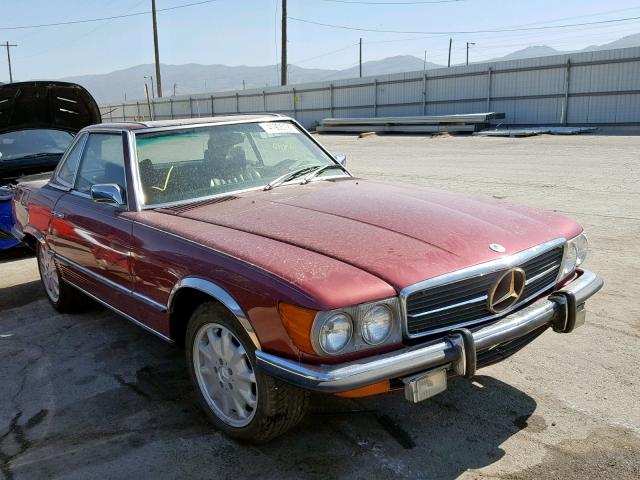 10704412008341 - 1973 MERCEDES-BENZ 450 SL MAROON photo 1