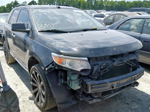 2FMDK3JC3BBA60549 - 2011 FORD EDGE SEL BLACK photo 1