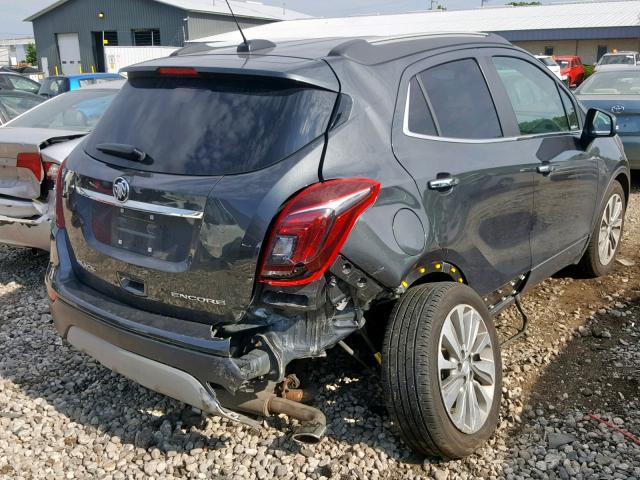 KL4CJASB0HB207187 - 2017 BUICK ENCORE PRE GRAY photo 4