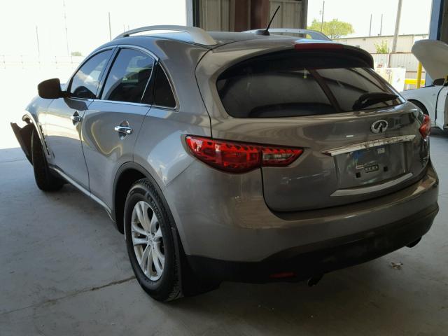 JNRAS18U09M101492 - 2009 INFINITI FX35 GRAY photo 3