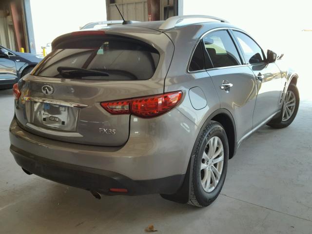 JNRAS18U09M101492 - 2009 INFINITI FX35 GRAY photo 4