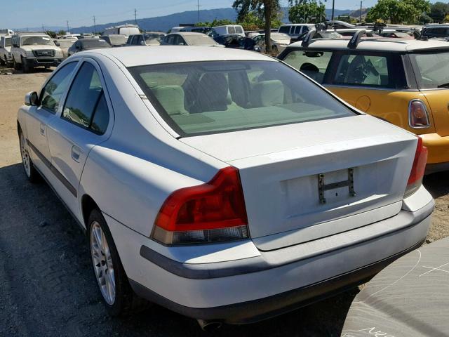 YV1RS59V742373649 - 2004 VOLVO S60 2.5T WHITE photo 3