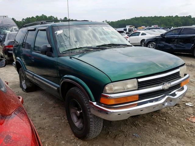 1GNCS13W7X2100468 - 1999 CHEVROLET BLAZER GREEN photo 1