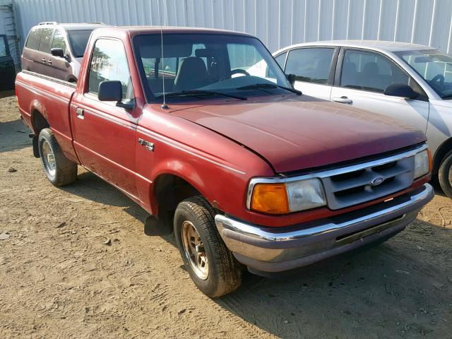 1FTCR10A6VTA78175 - 1997 FORD RANGER RED photo 1