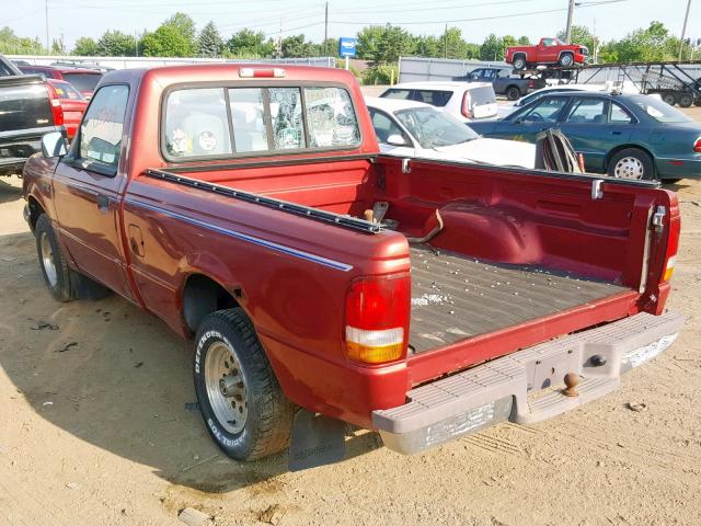 1FTCR10A6VTA78175 - 1997 FORD RANGER RED photo 3