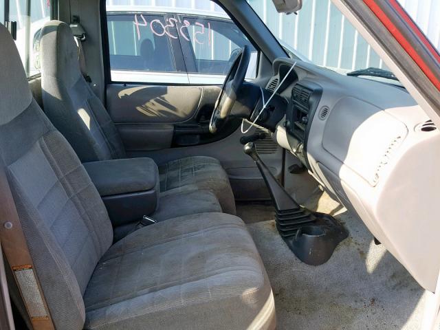 1FTCR10A6VTA78175 - 1997 FORD RANGER RED photo 5