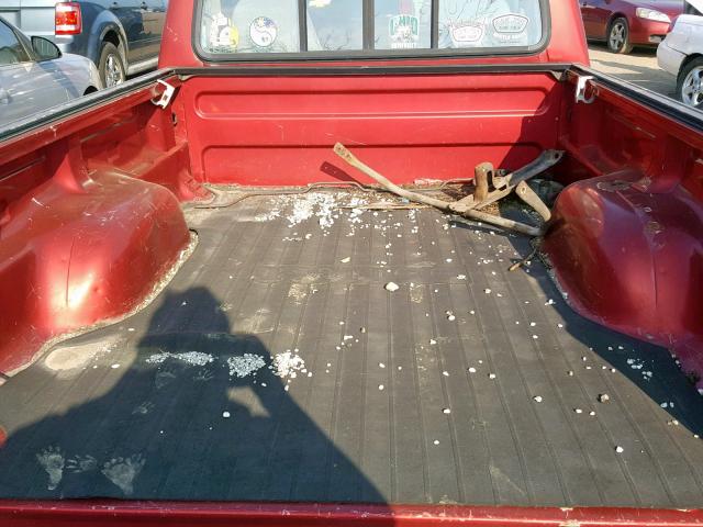 1FTCR10A6VTA78175 - 1997 FORD RANGER RED photo 6