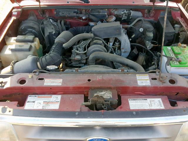 1FTCR10A6VTA78175 - 1997 FORD RANGER RED photo 7