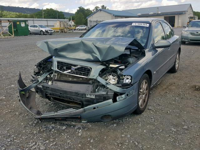 YV1RS58D132286031 - 2003 VOLVO S60 2.4T TEAL photo 2