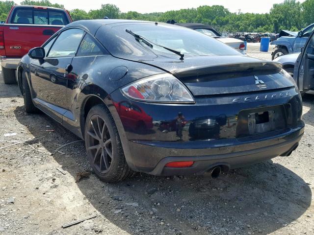 4A31K5DF6BE007998 - 2011 MITSUBISHI ECLIPSE GS BLACK photo 3