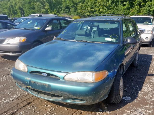 3FAFP15P2WR180307 - 1998 FORD ESCORT SE GREEN photo 2