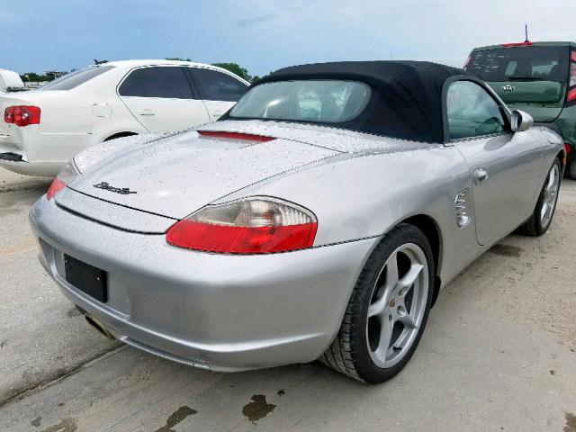 WP0CA29813S620220 - 2003 PORSCHE BOXSTER SILVER photo 4