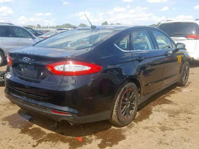 1FA6P0G77E5360987 - 2014 FORD FUSION S BLACK photo 4