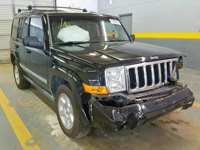 1J8HG58P87C658891 - 2007 JEEP COMMANDER BLACK photo 1