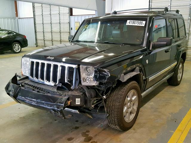 1J8HG58P87C658891 - 2007 JEEP COMMANDER BLACK photo 2