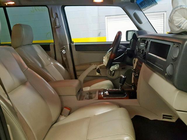 1J8HG58P87C658891 - 2007 JEEP COMMANDER BLACK photo 5