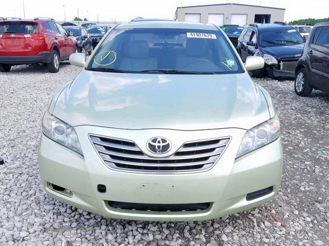 JTNBB46K473042419 - 2007 TOYOTA CAMRY NEW GREEN photo 9