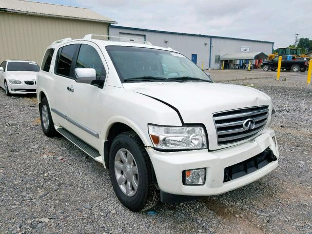 5N3AA08C16N804662 - 2006 INFINITI QX56 WHITE photo 1