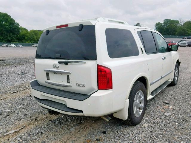 5N3AA08C16N804662 - 2006 INFINITI QX56 WHITE photo 4