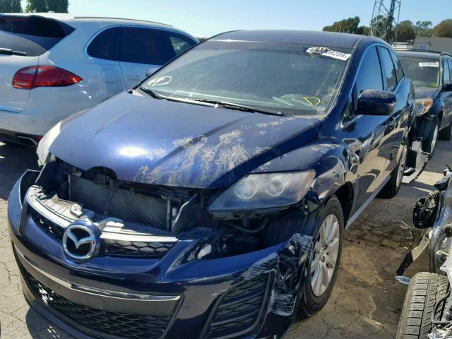 JM3ER2AM0B0366091 - 2011 MAZDA CX-7 BLUE photo 2