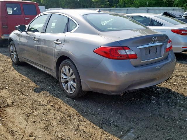 JN1BY1AR4CM395000 - 2012 INFINITI M37 X GRAY photo 3