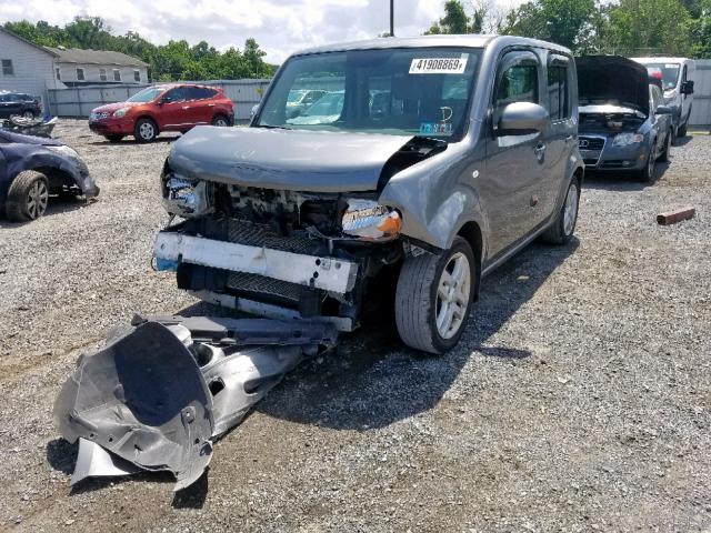 JN8AZ28RX9T103757 - 2009 NISSAN CUBE BASE GRAY photo 2