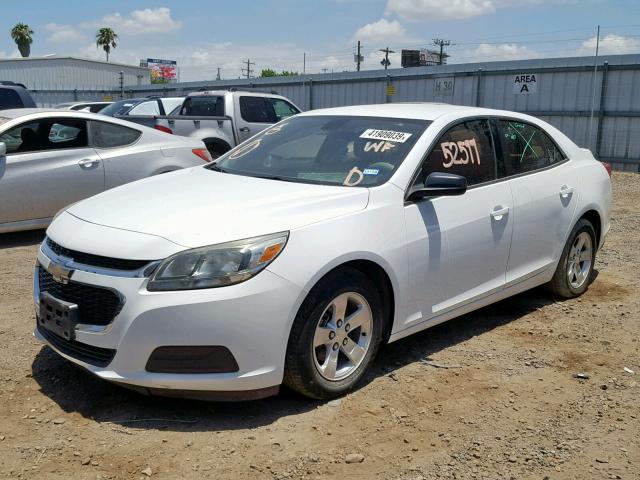 1G11B5SL2EF296087 - 2014 CHEVROLET MALIBU LS WHITE photo 2